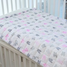 화모베이비 뽀송뽀송 리플패드 여름 낮잠 패드, 핑크곰 출산/유아동/유아동침구 반품 최저가 25,520원