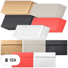 투영디자인 청첩장 앤 엽서봉투 5종 x 20p, 혼합색상, 1세트 문구/오피스/카드/엽서/봉투 반품 최저가 7,280원