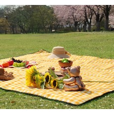 까사재클린 캠핑 피크닉 방수 돗자리, 옐로 스포츠/레저/캠핑전문관 반품 최저가 2,760원
