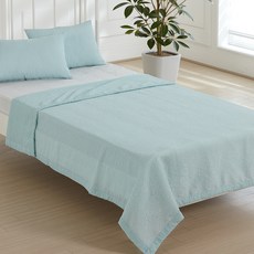 보드래 블라썸 리플샤카 여름 홑이불, 민트 홈인테리어/침구 반품 최저가 10,700원