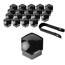 휠 너트캡 21mm 20p + 너트 장착 집게, 1세트, 블랙 자동차용품/차량관리/소모품 반품 최저가 10,370원