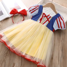 큐티리본 공주 드레스 + 리본 머리띠 출산/유아동/유아동패션 반품 최저가 14,240원