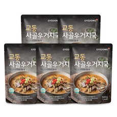 교동 사골우거지국, 500g, 5개 식품/면/통조림/가공식품 반품 최저가 16,480원