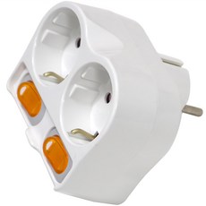 타노스 L형 스위치 멀티탭 2구 16A, 혼합색상, 1개 홈인테리어/생활전기용품 반품 최저가 6,980원