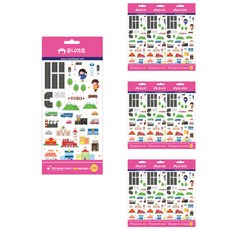 유니아트 교육용 투명 스티커 우리동네, 혼합 색상, 10개 문구/오피스/데코/포장용품 반품 최저가 11,390원