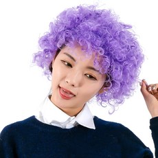 파티쇼 SHOW삐에로가발 소형, 라벤다, 1개 문구/오피스/파티/이벤트 반품 최저가 5,520원