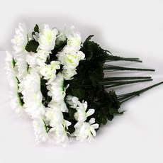 조아트 조화 12대 국화 꽃다발, 크림, 6개 홈인테리어/홈데코/디퓨저 반품 최저가 17,900원