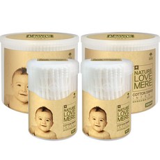 네이쳐러브메레 유아 면봉 100p x 2개 + 300p x 2개, 1세트 출산/유아동/위생/건강/세제 반품 최저가 6,020원