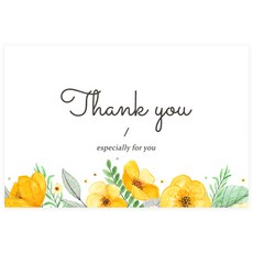 도나앤데코 땡큐005 셀레나 옐로우 플라워 가로형 사각 스티커 6 x 4 cm, 혼합 색상, 60개 문구/오피스/데코/포장용품 반품 최저가 2,180원