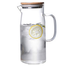 카페로메오 내열유리 물병, 1L, 1개 주방용품/아이스물통/워터저그 반품 최저가 8,350원