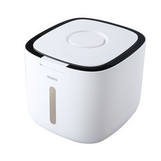 ecoco 살림의발견 원터치 밀폐형 다담다 쌀통 10kg, 블랙, 1개 주방용품/밀폐저장/도시락 반품 최저가 20,760원