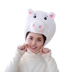 파티팡 큐티 후드모자 돼지, 화이트, 1개 문구/오피스/파티/이벤트 반품 최저가 6,940원