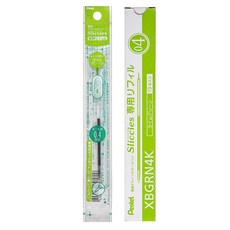 펜텔 슬리치즈 젤잉크 리필심 0.4mm, BGRN4K 라임그린, 10개 문구/오피스/필기류 반품 최저가 9,230원