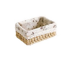 내츄럴 수공예 직사각 수납 린넨 라탄바구니, 혼합색상, 1개 홈인테리어/바구니/바스켓 반품 최저가 3,130원