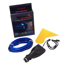 삼에스 EL와이어 + 컨트롤러 시거잭형 블루 3m, 1개 자동차용품/부품/안전/공구 반품 최저가 3,840원