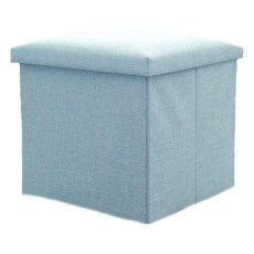 마켓A 접이식 수납 의자 보관함 S, 블루, 1개 홈인테리어/유아동가구 반품 최저가 7,500원