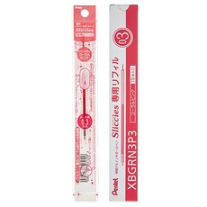 펜텔 슬리치즈 볼펜심 리필 0.3mm BGRN3P3 10p, 코랄핑크, 1개 문구/오피스/필기류 반품 최저가 10,980원