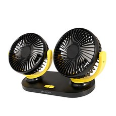 켈리마 차량용 선풍기 USB타입, R8037, 블랙옐로우 자동차용품/차량용 전자기기 반품 최저가 10,900원