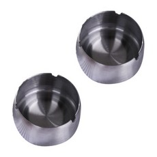 올나인 간편한 스테인레스 재떨이 XL, 실버, 2개 생활용품/성인용품(19) 반품 최저가 4,510원