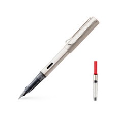 LAMY 룩스 만년필 + 컨버터 세트, EF, 팔라듐 문구/오피스/필기류 반품 최저가 63,670원