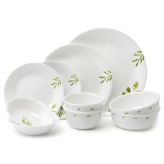 코렐 올리브가든 2인 홈세트 10p, 혼합색상, 식기 10p, 1세트 주방용품/그릇/홈세트 반품 최저가 66,040원