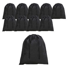 도나앤데코 라일리 부직포 주머니 M, 블랙, 10개 문구/오피스/데코/포장용품 반품 최저가 3,660원