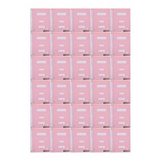 에코청운 2줄 정부화일 A4, 분홍, 60개 문구/오피스/바인더/파일 반품 최저가 12,740원