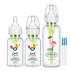 닥터브라운 데코 내로우 젖병 120ml x 2p + 250ml + 세척솔 3p 세트, 1단계(0~3개월), 혼합색상, 1개 출산/유아동/수유용품 반품 최저가 38,450원