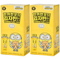 만전김 미니언즈 한끼한포 스틱 김자반 10g x 15p, 150g, 2개 식품/반찬/간편식/대용식 반품 최저가 12,880원