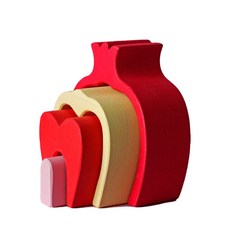 스칸디코 발도르프 스태커 원목퍼즐 석류, 1개, 4피스 완구/취미/학습완구/교구 반품 최저가 44,550원