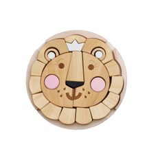 스칸디코 발도르프 원목 블록 교구 라이언 퍼즐 26p, 내추럴, 1개 완구/취미/블록놀이 반품 최저가 117,030원