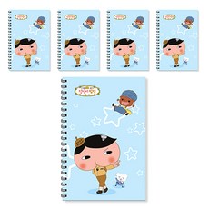 아이세움 엉덩이탐정 스프링노트 B6, 혼합 색상, 5개 문구/오피스/캐릭터 문구 반품 최저가 8,340원