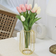 내일의공간 철제 프레임 화병 대형, 골드 홈인테리어/원예/가드닝 반품 최저가 7,890원