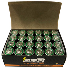 쎈도리 망간건전지 R14 C사이즈 1.5V, 1개입, 24개 생활용품/생활전기용품 반품 최저가 6,570원