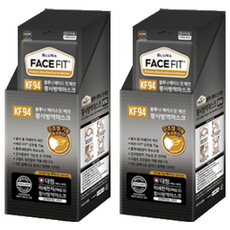 블루나 페이스핏 KF94 숨쉬기편한 끈조절 황사방역마스크 대형, 30개입, 2개, 검정색 undefined/undefined 반품 최저가 19,860원