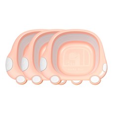 블럭마트 접이식 세수대야, 핑크, 3개 홈인테리어/욕실용품 반품 최저가 8,780원