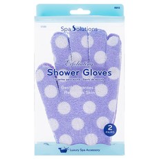 CALA 스파 목욕장갑, 퍼플, 2개입, 1세트 홈인테리어/샤워타월/때수건 반품 최저가 5,390원