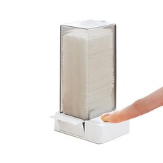 모나코올리브 원액션 자동 화장솜 디스펜서, 화이트, 1개 생활용품/수납/정리 반품 최저가 14,150원