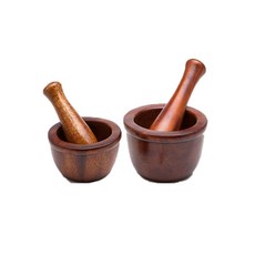 아카시아 옻칠 깨갈이 + 절구 세트, 1세트 주방용품/주방조리도구 반품 최저가 22,700원