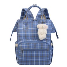 소프트 체크 기저귀 백팩, 블루 출산/유아동/출산준비물/선물 반품 최저가 10,330원