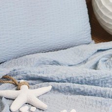 아리베베 밤부 시어서커 시원한 여름 홑겹 유아동 이불, 블루 출산/유아동/유아동침구 반품 최저가 6,460원