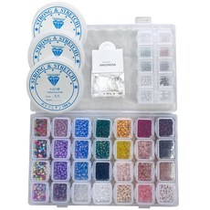 안공사더비즈 비즈반지 팔찌 만들기 키트 마스크스트랩 크리스탈 원석 공예 재료 세트 H type + 우레탄줄 0.4mm + 낚싯줄 0.4mm 2p, 혼합색상, 1세트 문구/오피스/학용품/수업준비 반품 최저가 17,320원