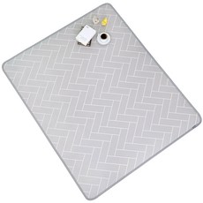 삼바텍 PVC 퓨어 놀이방매트, 헤링본 그레이 홈인테리어/놀이/다용도매트 반품 최저가 110,560원