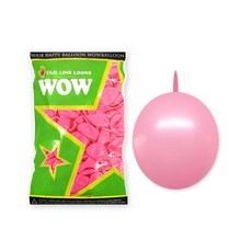 링커룬 풍선 15cm 100개입, 기본핑크, 1개 완구/취미/파티/마술도구 반품 최저가 5,590원