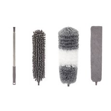 홈데코레 길이조절 극세사 먼지털이 4종 세트, 혼합색상, 1세트 홈인테리어/청소/세탁용품 반품 최저가 4,640원