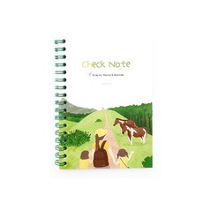 제이로그 A6 체크노트, 멘도롱제주, 1개 문구/오피스/학용품/수업준비 반품 최저가 5,850원