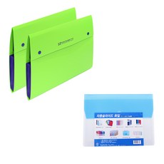 에코청운 PP 12분류 도큐먼트 2p + 자동 슬라이드 파일 A4 세트, 연두(도큐먼트), 청색(슬라이드파일), 1세트 문구/오피스/사무용품 전문관 반품 최저가 4,570원