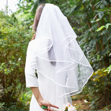 로나파티 셀프웨딩 사진 소품 브라이덜 샤워 면사포, 화이트, 1개 완구/취미/역할놀이 반품 최저가 4,230원