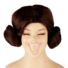 양머리 가발, 브라운, 1개 문구/오피스/파티/이벤트 반품 최저가 7,020원