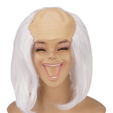 대머리 가발, 화이트, 1개 문구/오피스/파티/이벤트 반품 최저가 6,500원